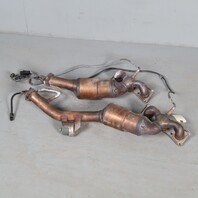 2007-2009 BMW 328i N52 RWD Exhaust Manifold Front Rear Pair 18407563736 OEM Used