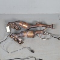 2007-2009 BMW 328i N52 RWD Exhaust Manifold Front Rear Pair 18407563736 OEM Used