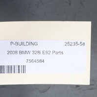 2007-2009 BMW 328i N52 RWD Exhaust Manifold Front Rear Pair 18407563736 OEM Used