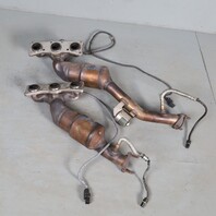 2007-2009 BMW 328i N52 RWD Exhaust Manifold Front Rear Pair 18407563736 OEM Used