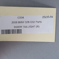2007-2010 BMW 328i 335i M3 Coupe Tail Light Right 63217162300 OEM Used