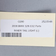 2007-2010 BMW 328i 335i M3 Coupe Tail Light Left 63217162299 OEM Used