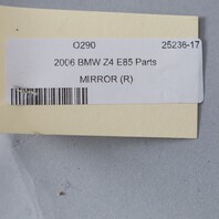 2003-2008 BMW Z4 E85 Door Mirror Left Side View OEM Used