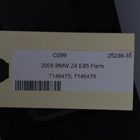 2003-2008 BMW Z4 Convertible Sun Visor Right Left Pair Black OEM Used