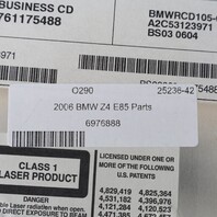 2005-2008 BMW X3 Z4 Radio Stereo Business CD Player OEM Used