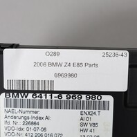 2006-2008 BMW Z4 Climate Temperature Control Panel OEM Used