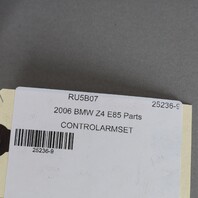 2006-2008 BMW Z4 E85 Front Lower Control Arm Set Pair 31126777851 OEM Used