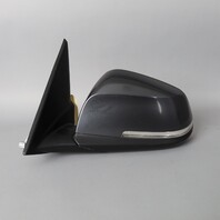 2013-2015 BMW X1 Left Door Mirror Side View Mineral Grey 51167307185 OEM Used