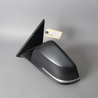 2013-2015 BMW X1 Left Door Mirror Side View Mineral Grey 51167307185 OEM Used