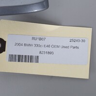 2001-2006 BMW 325ci 330ci M3 Convertible Rear Trunk Handle 51138231892 OEM