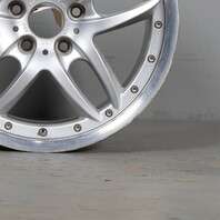 2004 2005 BMW 330i Rear Wheel 18 x 8.5 Rim Style #71 36111097187 BENT AS IS