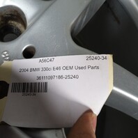 2004 2005 BMW 330i Front Wheel 18 x 8 Style #71 Rim 36111097186 BENT AS IS