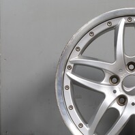 2004 2005 BMW 330i Front Wheel 18 x 8 Style #71 Rim 36111097186 BENT AS IS