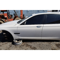 2009-2015 BMW 740i 750i Left Front Door Shell White 41007203977 OEM Used