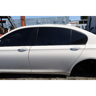 2009-2015 BMW 740Li 750Li Left Rear Door Shell White 41007203981 OEM Used