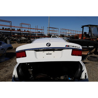 2009-2015 BMW 740i 750i Rear Trunk Deck Lid White 41627172332 OEM Used