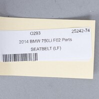 2013‑2015 BMW 740Li 740Li  750Li Front Left Seat Belt 72117382387 OEM Used