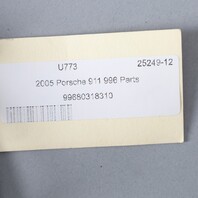 1997-2004 Porsche 911 Boxster Right Front Seat Belt Buckle 99680318310 OEM Used
