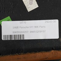 1999-2004 Porsche 911 Boxster Console Trim Pair Brown Leather OEM Used