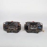 1999-2012 Porsche 911 996 Front Brake Calipers Brembo Set Pair Black OEM Used