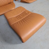 2002-2004 Porsche 911 996 Convertible Rear Seat Set Upper Lower Brown OEM Used