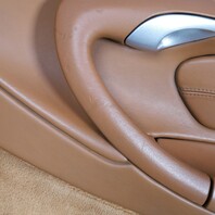 2002-2005 Porsche 911 996 Right Door Panel Leather Natural Brown OEM Used