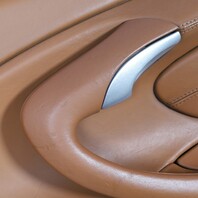 2002-2005 Porsche 911 996 Right Door Panel Leather Natural Brown OEM Used