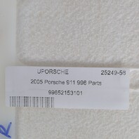 1999-2004 Porsche 911 Boxster Front Seat Backrest Cushion Brown Draped OEM Used