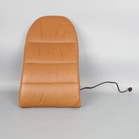 1999-2004 Porsche 911 Boxster Front Seat Backrest Cushion Brown Draped OEM Used