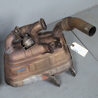 2002-2004 Porsche 911 996 Eisenmann Valved Sport Exhaust Mufflers Pair OEM Used