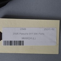 1997-2004 Porsche 911 Boxster Left Door Mirror 10 Pin OEM Used