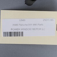 1999-2004 Porsche 911 Convertible Left Door Window Motor 99662410104 OEM Used