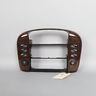 02-04 Porsche 911 Boxster Radio Stereo Trim 99655296710 Rootwood OEM Used