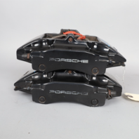 1999-2012 Porsche 911 996 Rear Brake Calipers Brembo Set Pair Black OEM Used
