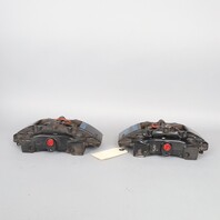 1999-2012 Porsche 911 996 Rear Brake Calipers Brembo Set Pair Black OEM Used