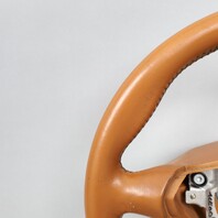 1999-2004 Porsche 911 996 Boxster 986 Steering Wheel 3 Spoke Brown OEM Used