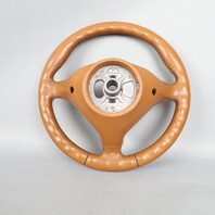 1999-2004 Porsche 911 996 Boxster 986 Steering Wheel 3 Spoke Brown OEM Used