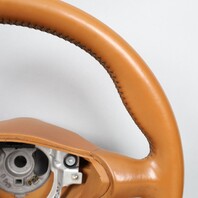 1999-2004 Porsche 911 996 Boxster 986 Steering Wheel 3 Spoke Brown OEM Used
