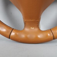1999-2004 Porsche 911 996 Boxster 986 Steering Wheel 3 Spoke Brown OEM Used