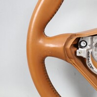 1999-2004 Porsche 911 996 Boxster 986 Steering Wheel 3 Spoke Brown OEM Used