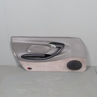 1999-2004 Porsche Boxster 986 Left  Door Panel Leatherette Grey OEM Used