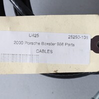 1997-2005 Porsche Boxster Convertible Top Motor Cable Pair 98656171702 OEM Used
