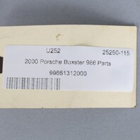 1997‑2002 Porsche Boxster Emergency Hazard Switch Gloss 98661312000 OEM Used