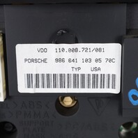 2000 Porsche Boxster 2.7 Speedometer Instrument Cluster 98664110305 OEM Used