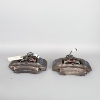 1997-2012 Porsche Boxster Cayman 986 987 Front Brake Calipers Brembo Set Black OEM Used