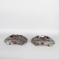 1997-2012 Porsche Boxster Cayman 986 987 Front Brake Calipers Brembo Set Black OEM Used