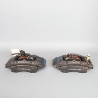 1997-2012 Porsche Boxster Cayman 986 987 Rear Brake Calipers Brembo Set Black OEM Used