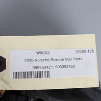 1997-2012 Porsche Boxster Cayman 986 987 Rear Brake Calipers Brembo Set Black OEM Used