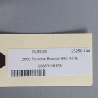 1997-2004 Porsche Boxster 986 Left Rear Subframe Bracket 98633115108 OEM Used