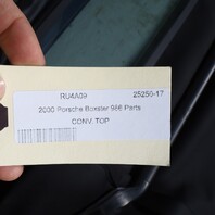 1997-2002 Porsche Boxster Convertible Top Metropole Blue 98656191506 OEM Used